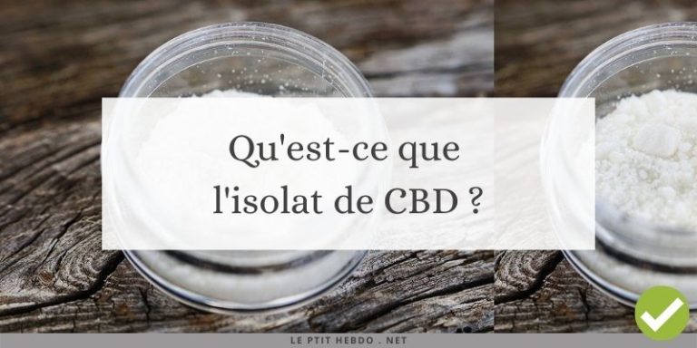 isolat de cbd