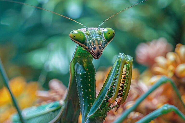 Voir une mante religieuse : signification spirituelle et symbolique de cette rencontre captivante