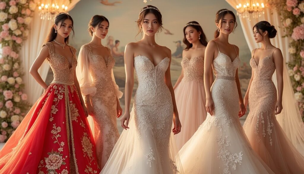 Quelles sont les tendances actuelles pour les robes de mariée orientale ?